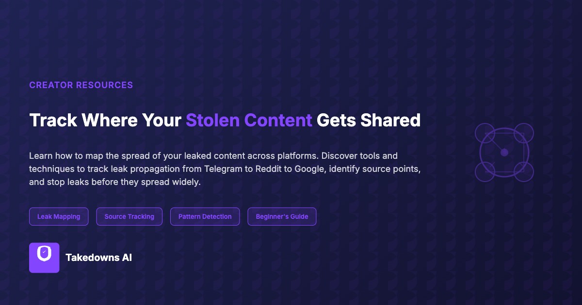 Guide sur la cartographie des fuites : suivre où le contenu volé est partagé en ligne